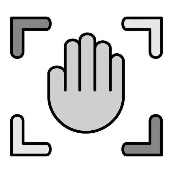 Hand Icon Vector Illustration Access — Vettoriale Stock