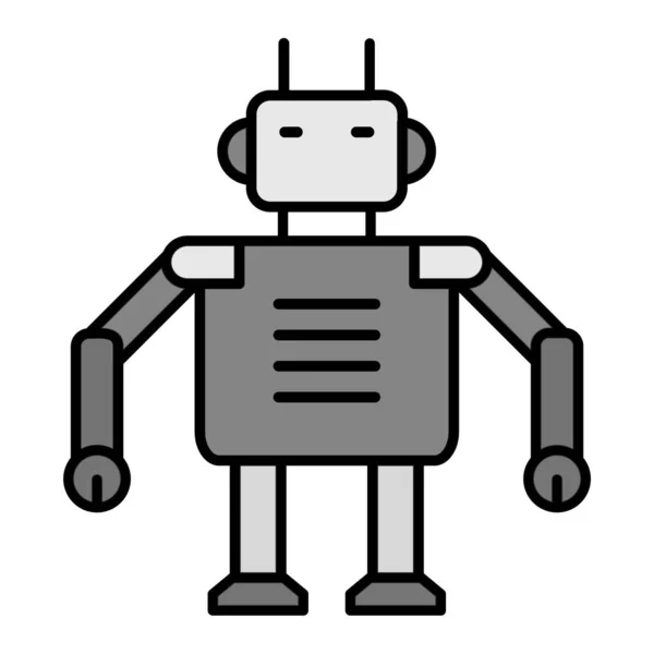 ロボットアイコンベクトルイラスト — ストックベクタ