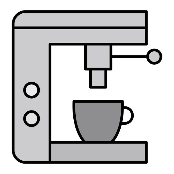 Coffee Maker Icon Outline Illustration Espresso Kettle Vector Icons Web — Stockvektor