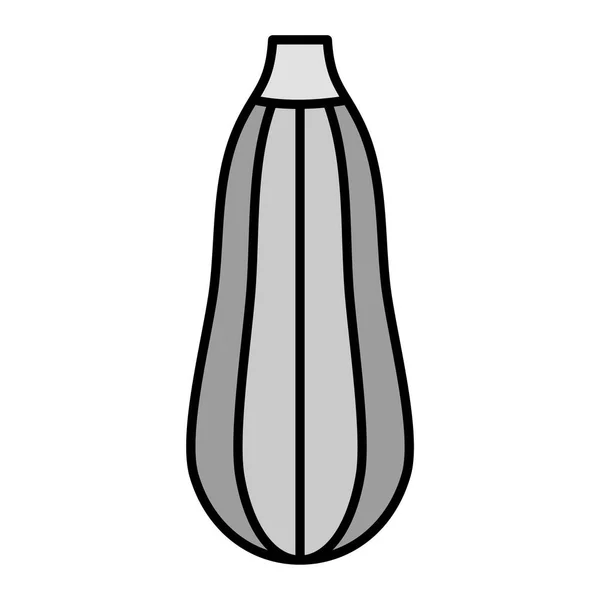 Zucchini Modern Icon Vector Illustration — Stock Vector