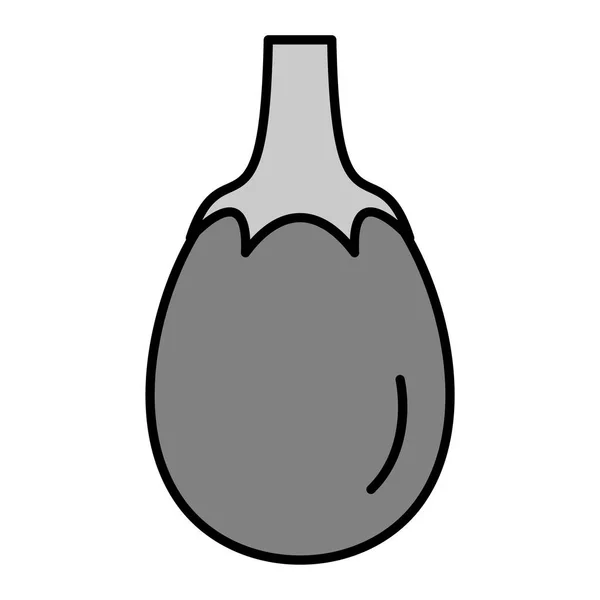 Eggplant Modern Icon Vector Illustration — Vetor de Stock