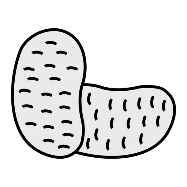 Potato Modern Icon Vector Illustration — ストックベクタ