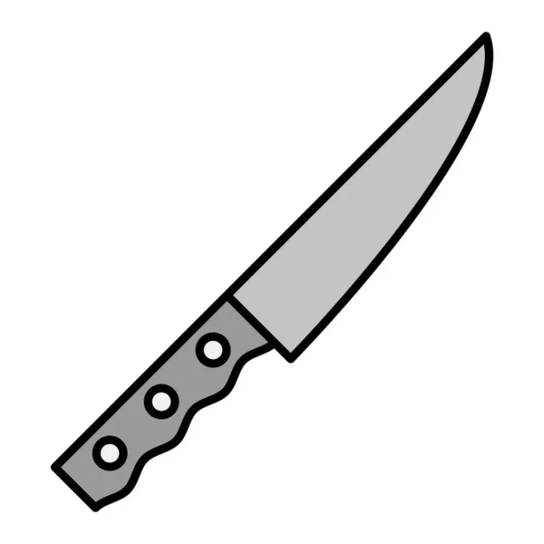 Cutting Knife Modern Icon Vector Illustration — Image vectorielle