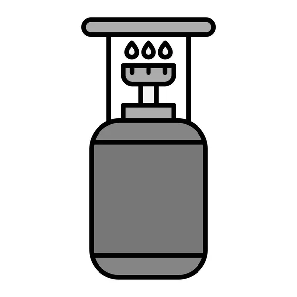 Camping Gas Modern Icon Vector Illustration — Image vectorielle