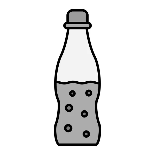 Botella Agua Icono Esquema Ilustración Los Iconos Vectores Cerveza Para — Archivo Imágenes Vectoriales