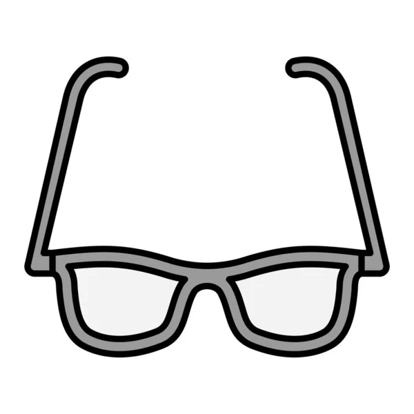 Ikona Brýle Vektorová Ilustrace — Stockový vektor