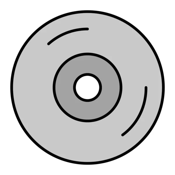 Compact Disk Modern Icon Vector Illustration — ストックベクタ