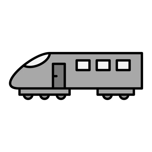 Train Modern Icon Vector Illustration — Stock Vector