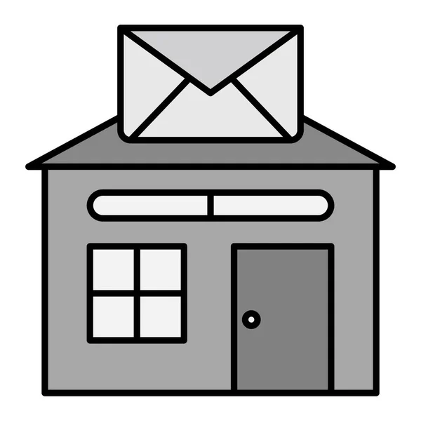 Post Office Modern Icon Vector Illustration — Stockový vektor