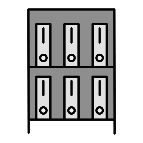 Archivsymbol Einfache Illustration Von Bücher Vektor Symbolen Für Das Web — Stockvektor