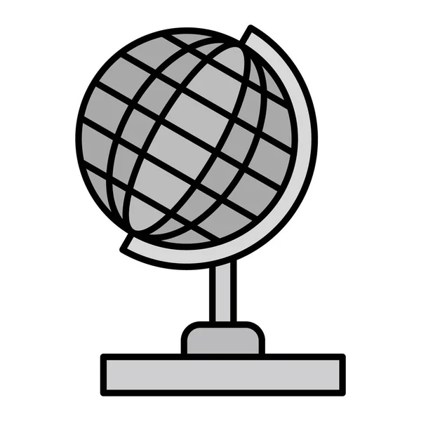 Globus Icon Vektor Illustration Design — Stockvektor