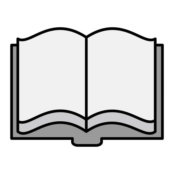 Icono Del Libro Esquema Ilustración Libros Vector Iconos Para Web — Vector de stock