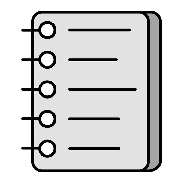 Checklist Icoon Eenvoudige Illustratie Van Klembord Vector Pictogrammen Voor Web — Stockvector