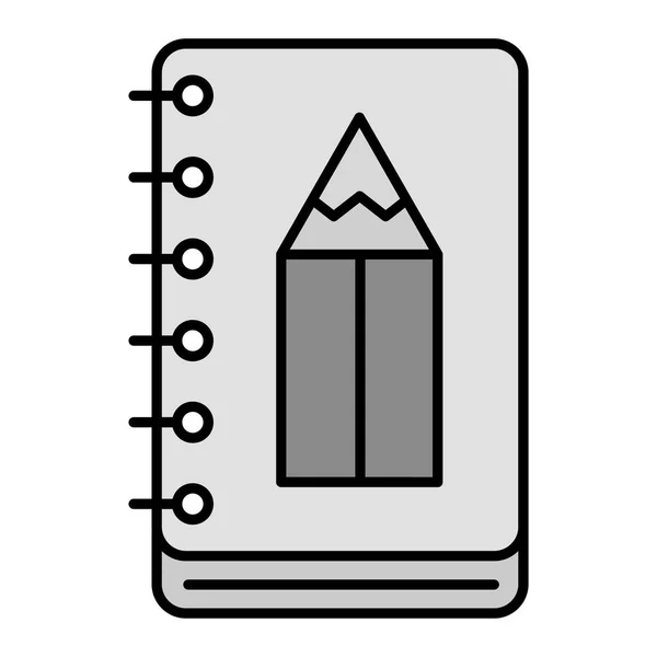 Bleistift Symbol Vektor Illustration — Stockvektor