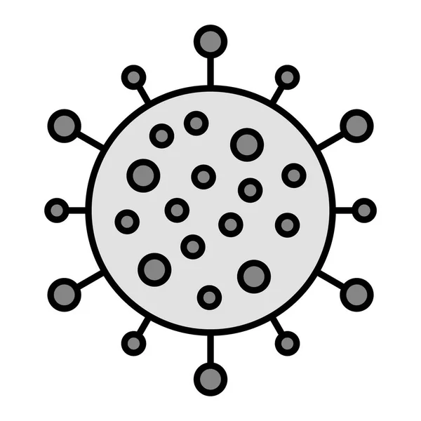 Virus Icono Vector Ilustración — Vector de stock