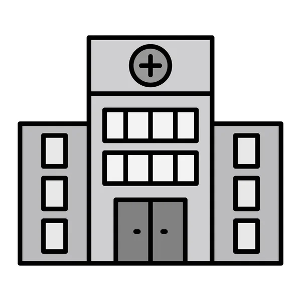 Hospital Building Icon Outline Illustration Medical Emergency Vector Icons Web — Stock Vector