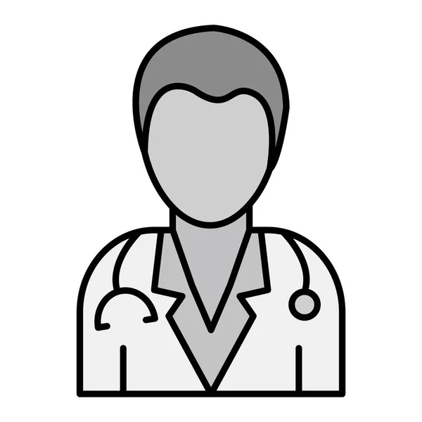 Ilustração Vetorial Doctor Icon —  Vetores de Stock
