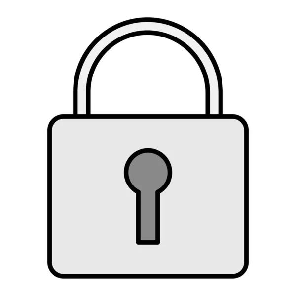 Locked Icon Security Symbol Vector Illustration — Stockový vektor