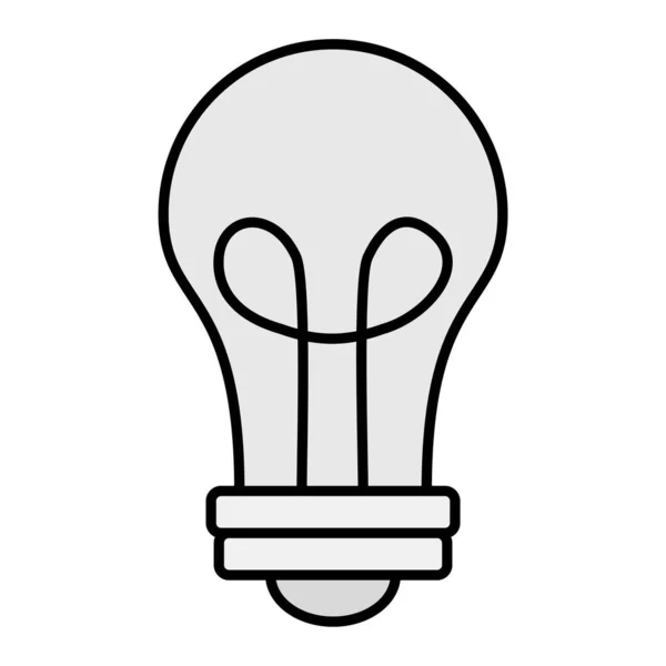 Glühbirne Symbol Vektor Illustration — Stockvektor