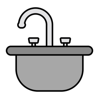 batık simgesi vektör illüstrasyonu