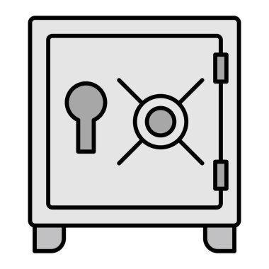 güvenli simge vektör illüstrasyonu