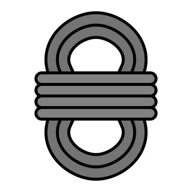 İp. Web simgesi basit illüstrasyon