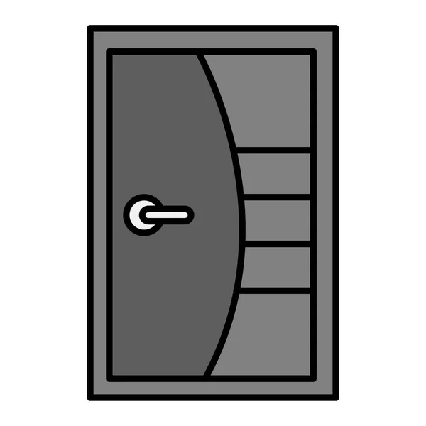 Room Door Web Icon Simple Design — Stockvektor