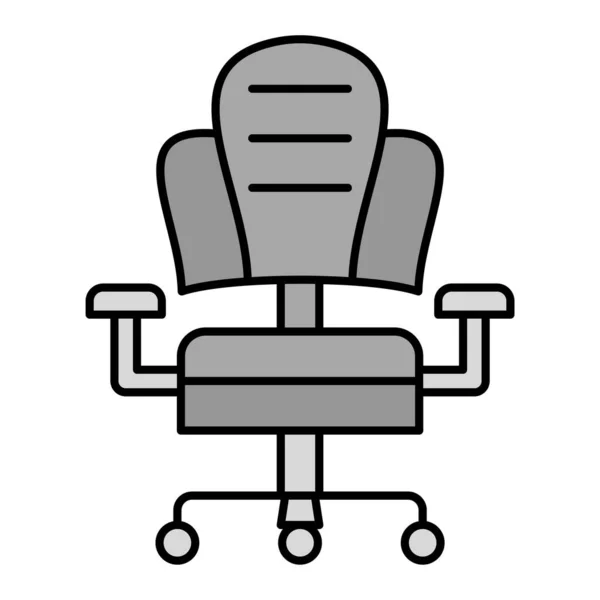Ikona Krzesła Biurowego Ilustracja Wektora — Wektor stockowy