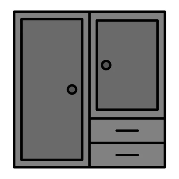 Vektor Illustration Der Garderobe — Stockvektor