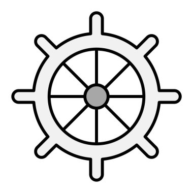 direksiyon simgesi vektör illüstrasyonu