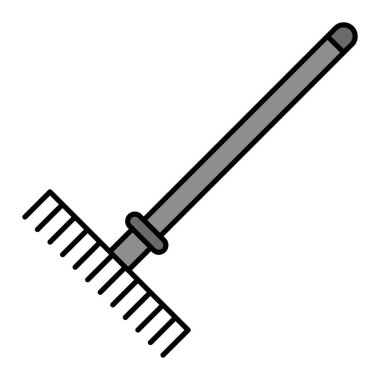 tırmık simgesi vektör çizimi