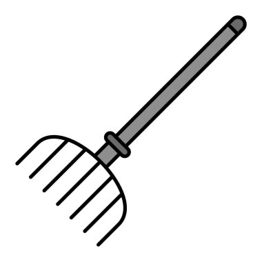 tırmık simgesi vektör çizimi