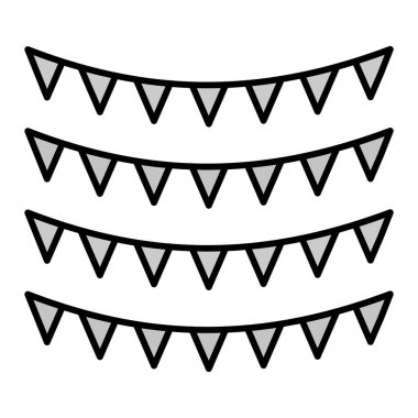 çelenk simgesi vektör illüstrasyon tasarımı 