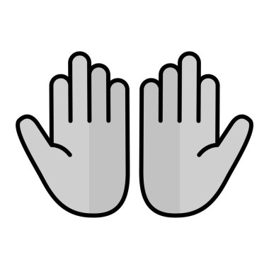 Dua simgesi. vektör illüstrasyonu 