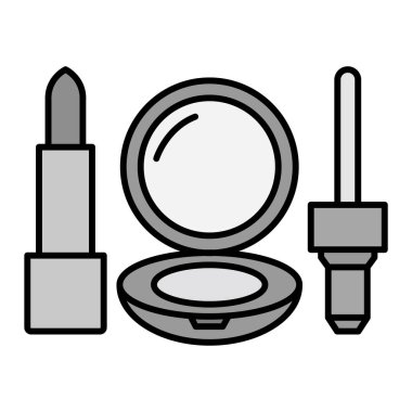 makyaj simgesi vektör illüstrasyonu 