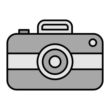 kamera simgesi vektör illüstrasyonu