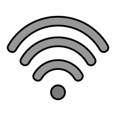 wifi simgesi vektör illüstrasyonu