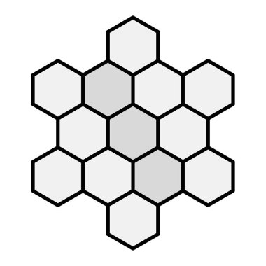 bal peteği ikonu vektör illüstrasyonu