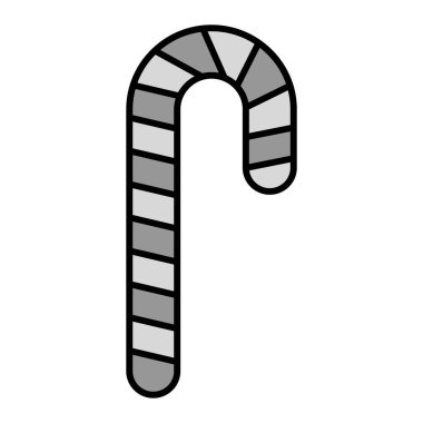 Şeker kamışı ikonu vektörü. İnce çizgi işareti. izole edilmiş sınır sembolü çizimi