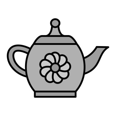 Çaydanlık çaydanlık vektör illüstrasyon tasarımı