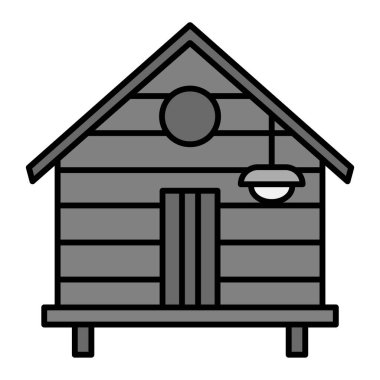 ev simgesi vektör illüstrasyonu