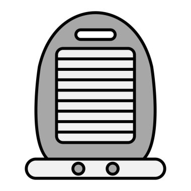 Modern ısıtıcı simgesinin vektör çizimi