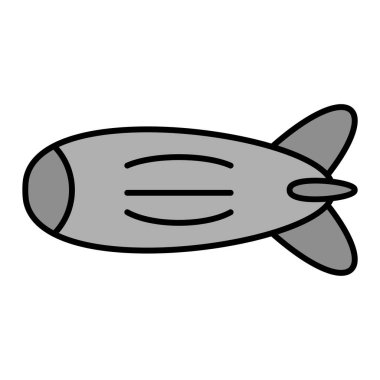 Ticari bir uçağın karalaması.