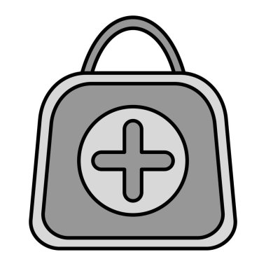 İlk yardım kiti vektör illüstrasyonu 