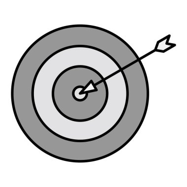 hedef simge vektör illüstrasyonu