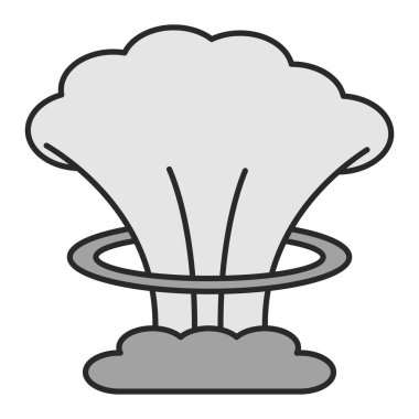 Patlama. Web simgesi basit illüstrasyon