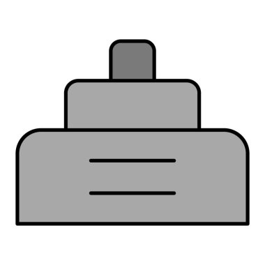 Mayınlar. Web simgesi basit illüstrasyon