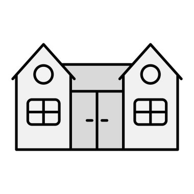 ev simgesi vektör illüstrasyonu