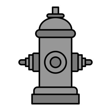 fire hydrant icon. outline illustration