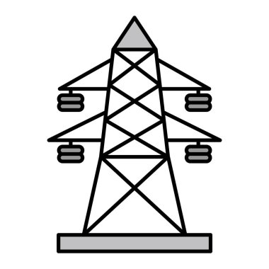 Elektrik Kutbu vektör illüstrasyon tasarımı